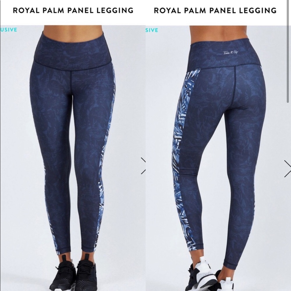 RARE Tone it up royal palm legging